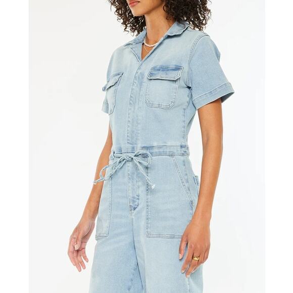 Kancan Paula Wide Leg Coveralls Denim Small - Picture 13 of 15